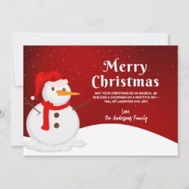 Kundenspezifische Grußkarte zu Weihnachten