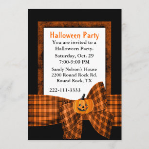 Kundenspezifische Halloween-Party-Einladung Einladung