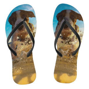 Kundenspezifische Haustier-Foto-Zapfen (drehen Sie Flip Flops