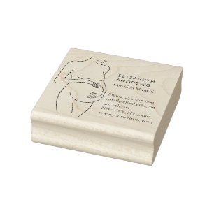 Kundenspezifische Hebamme Gummistempel