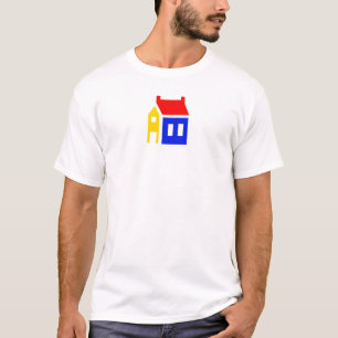 Kundenspezifische hergestellte Häuser T-Shirt