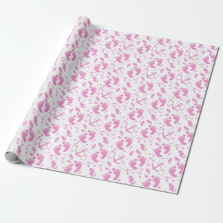 Kundenspezifische Hintergrundfarbe des SeeBabys Geschenkpapier