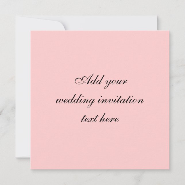 Kundenspezifische Hochzeits-Einladungs-Karte Einladung (Vorderseite)