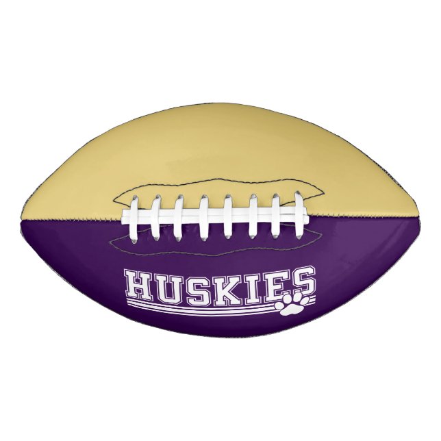 Kundenspezifische Huskies Football (Vorderseite)