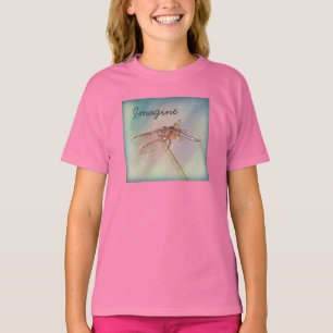 Kundenspezifische inspirierend Pastelllibelle T-Shirt