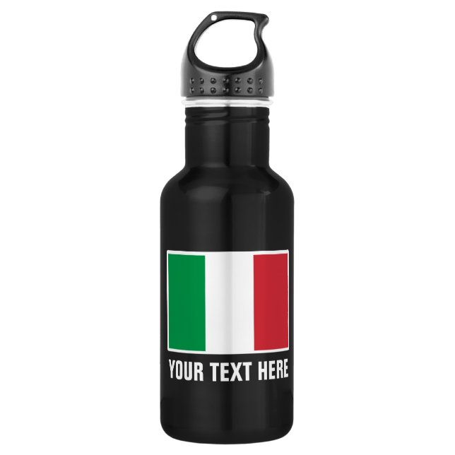 Kundenspezifische italienische edelstahlflasche (Vorderseite)