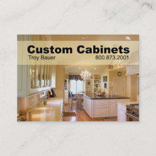 Kundenspezifische Kabinette - Tischler, Visitenkarte