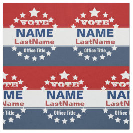 Kundenspezifische Kampagnen-Schablone Stoff