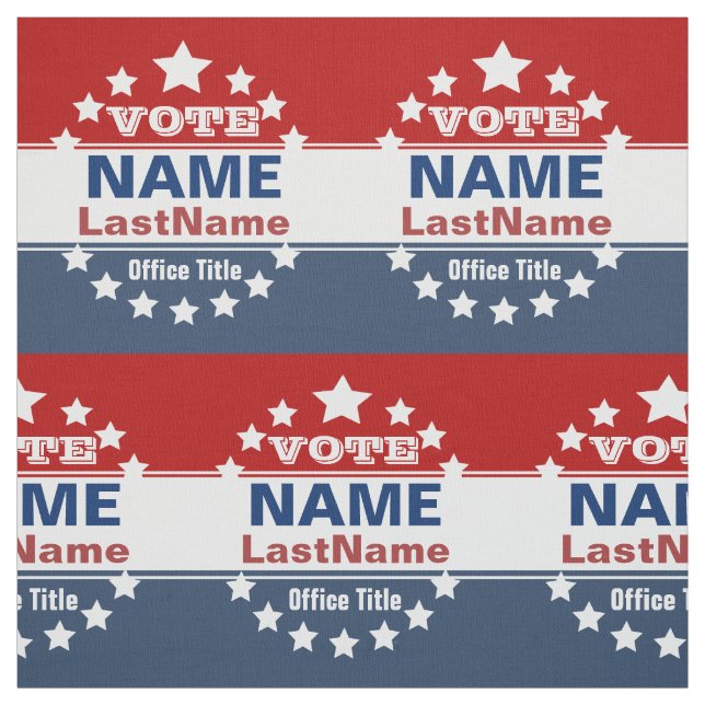 Kundenspezifische Kampagnen-Schablone Stoff (Muster)