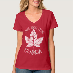 Kundenspezifische Kanada T - Shirt Retro Canada So