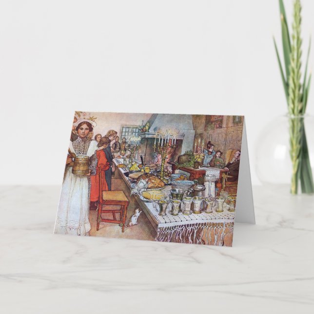 Kundenspezifische Karten-Schablone Carl Feiertagskarte (Vorderseite)