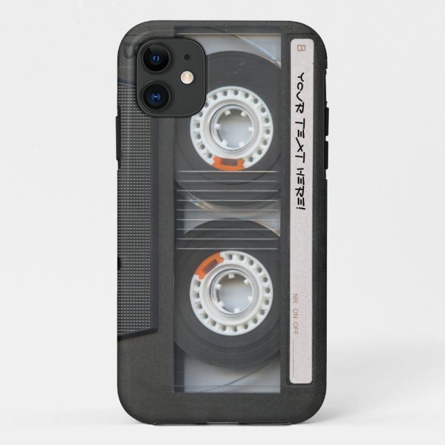 Kundenspezifische Kassette Mixtape Case-Mate iPhone Hülle (Rückseite)