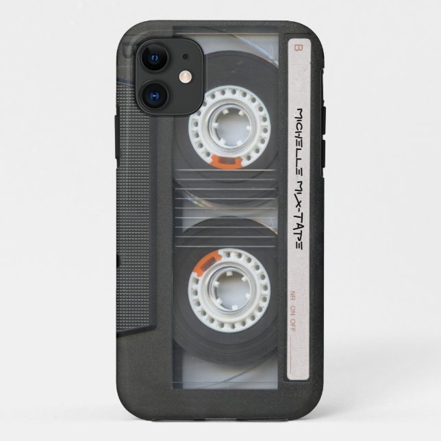 Kundenspezifische Kassette Mixtape Case-Mate iPhone Hülle (Rückseite)