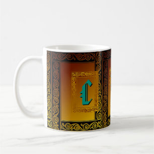 Kundenspezifische keltische Initialen-Tasse Tasse