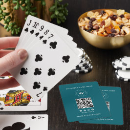 Kundenspezifische Klassische Firmenlogos und QR-Co Spielkarten