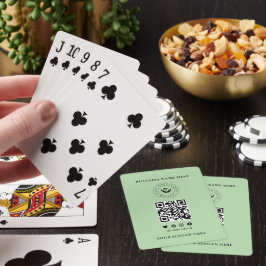 Kundenspezifische Klassische Firmenlogos und QR-Co Spielkarten