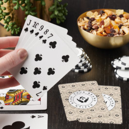 Kundenspezifische Klassische Firmenlogos und QR-Co Spielkarten