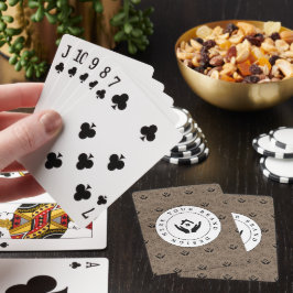 Kundenspezifische Klassische Firmenlogos und QR-Co Spielkarten