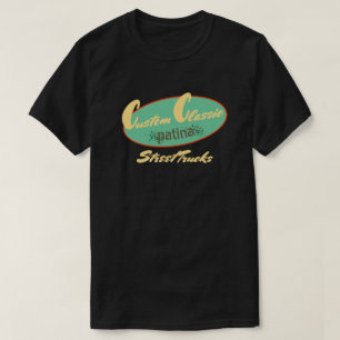 Kundenspezifische klassische Patina-Straße tausch T-Shirt