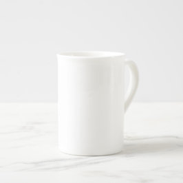 Kundenspezifische Knochen-China-Tasse Prozellantasse