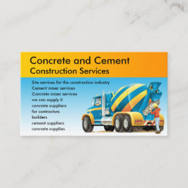 Kundenspezifische konkrete Bau-Dienstleistungen Visitenkarte