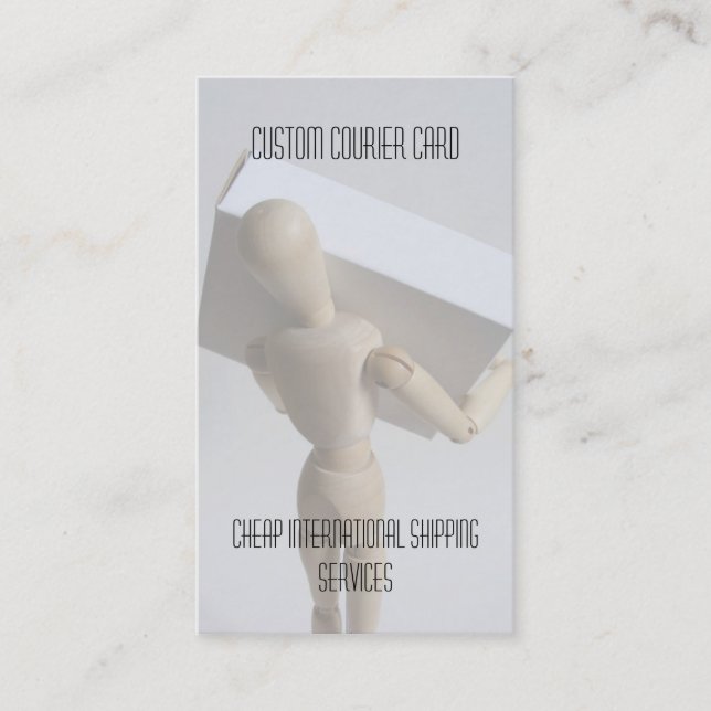 Kundenspezifische Kurier-Karte Visitenkarte (Vorderseite)