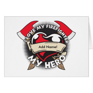 Kundenspezifische Liebe mein Feuerwehrmann