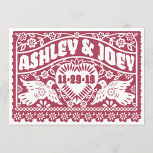 Kundenspezifische Liebe-Vogeleinladung Einladung