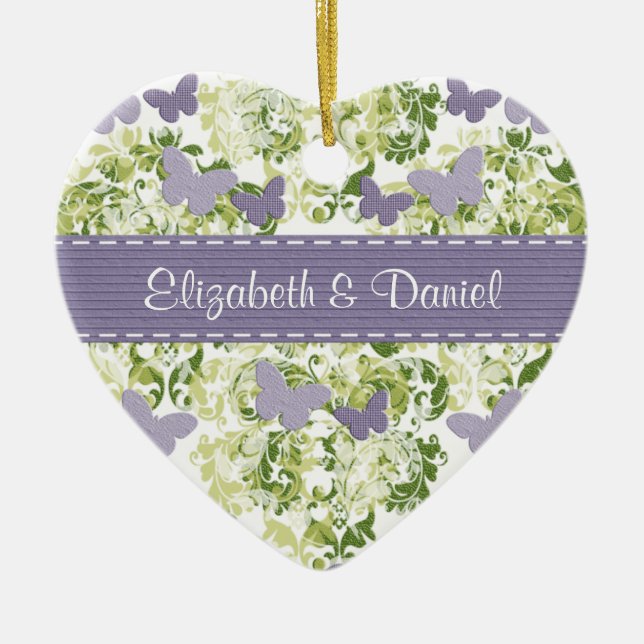 Kundenspezifische lila keramik ornament (Vorne)