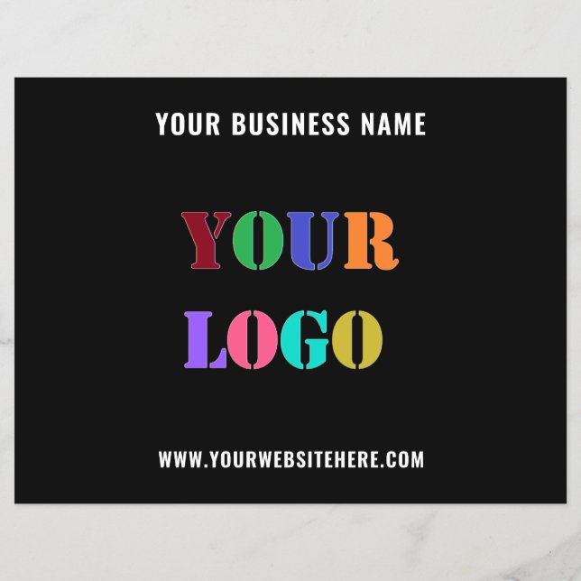 Kundenspezifische Logo-Werbeaktion Business Flyer  (Hinten)