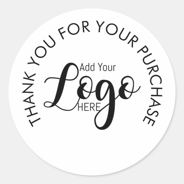 Kundenspezifische Logobacken dank Aufkleber (Vorderseite)