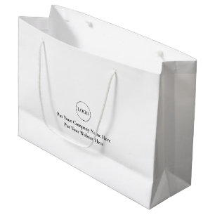 Kundenspezifische Logos und Personalisierter Text  Große Geschenktüte