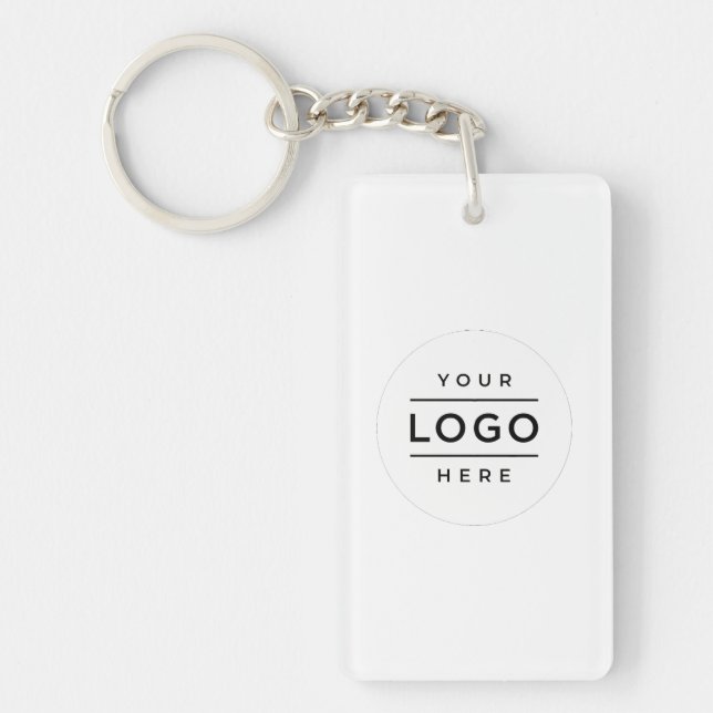 Kundenspezifische Logos und QR-Code Schlüsselanhänger (Vorderseite)