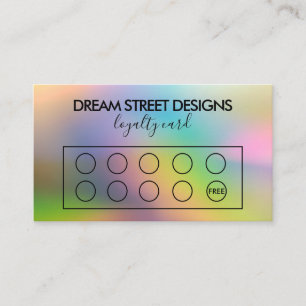Kundenspezifische Loyalitätskarte Visitenkarte