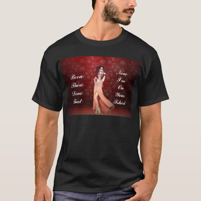 Kundenspezifische lustige Dragqueen T-Shirt (Vorderseite)