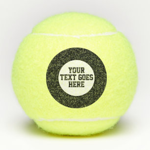 Kundenspezifische Mitteilung addieren Ihren Tennisbälle