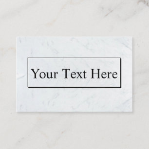 Kundenspezifische moderne weiße elegante visitenkarte