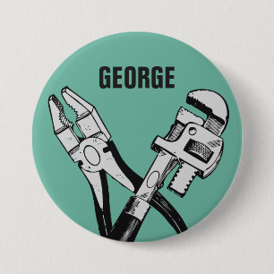 Kundenspezifische Monogramm- u. Farbknöpfe der Button