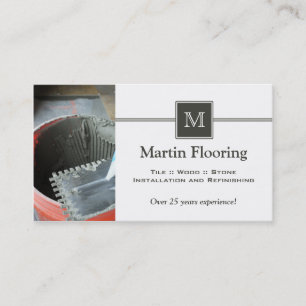 Kundenspezifische Monogramm-Visitenkarte des Visitenkarte