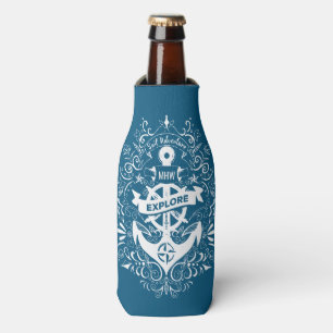 Kundenspezifische Monogrammflasche des dekorativen Flaschenkühler