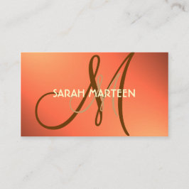 Kundenspezifische Monogrammkarten des einfachen Visitenkarte