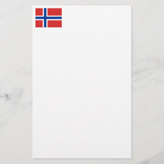 Kundenspezifische norwegische Flagge (Norske Briefpapier