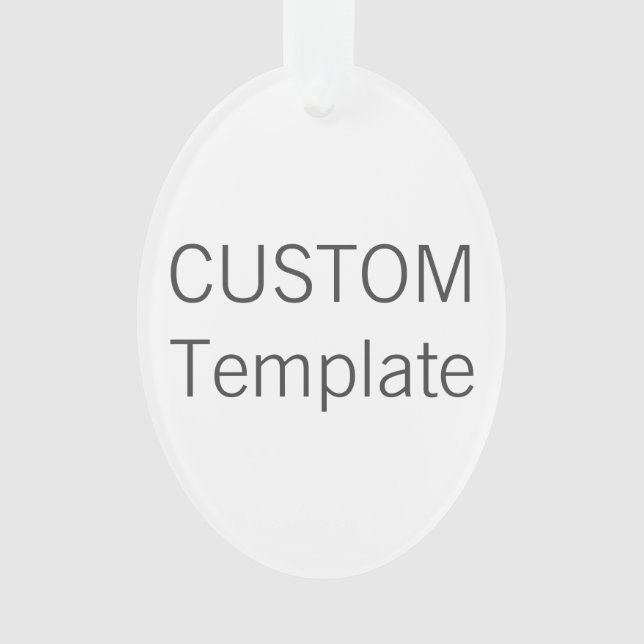 Kundenspezifische OVALE Ornament (Vorderseite)