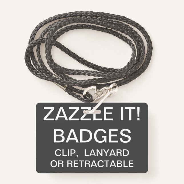 Kundenspezifische personalisierte ausweis (Vorderseite mit Schlüsselband)