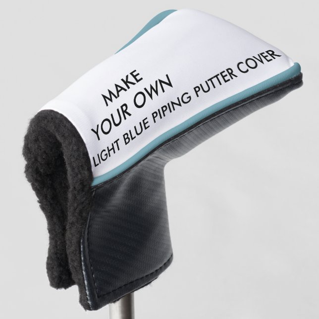 Kundenspezifische personalisierte blaue golf headcover (3/4 Vorderseite)