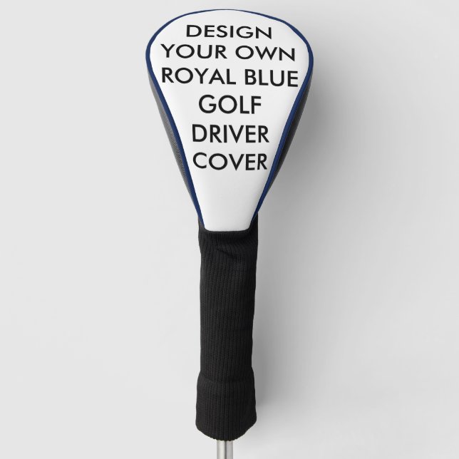 Kundenspezifische personalisierte blaue golf headcover (Vorderseite)