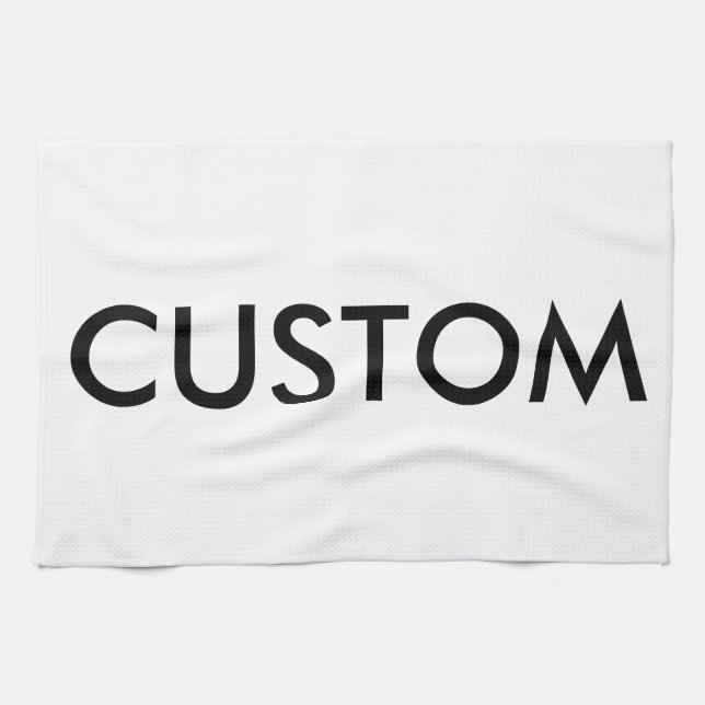 Kundenspezifische personalisierte geschirrtuch (Horizontal)