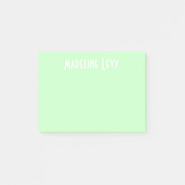 Kundenspezifische personalisierte grüne Post-It Klebezettel