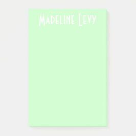 Kundenspezifische personalisierte grüne Post-It Klebezettel