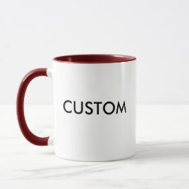 Kundenspezifische personalisierte kombinierte tasse
